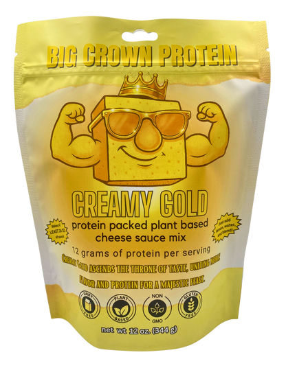 Creamy Gold - Vegan Protein Cheese Sauce Mix - Just Add, Water, Lemon, and Blend!