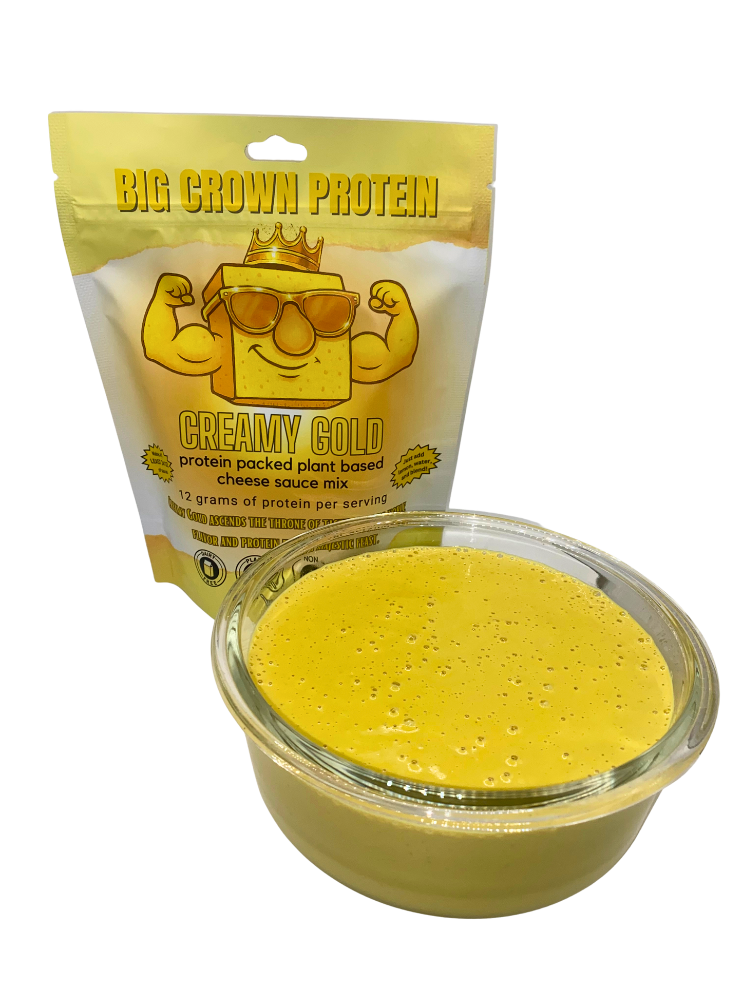 Creamy Gold - Plant Based Cheese Sauce Mix - Just Add, Water, Lemon, and Blend!