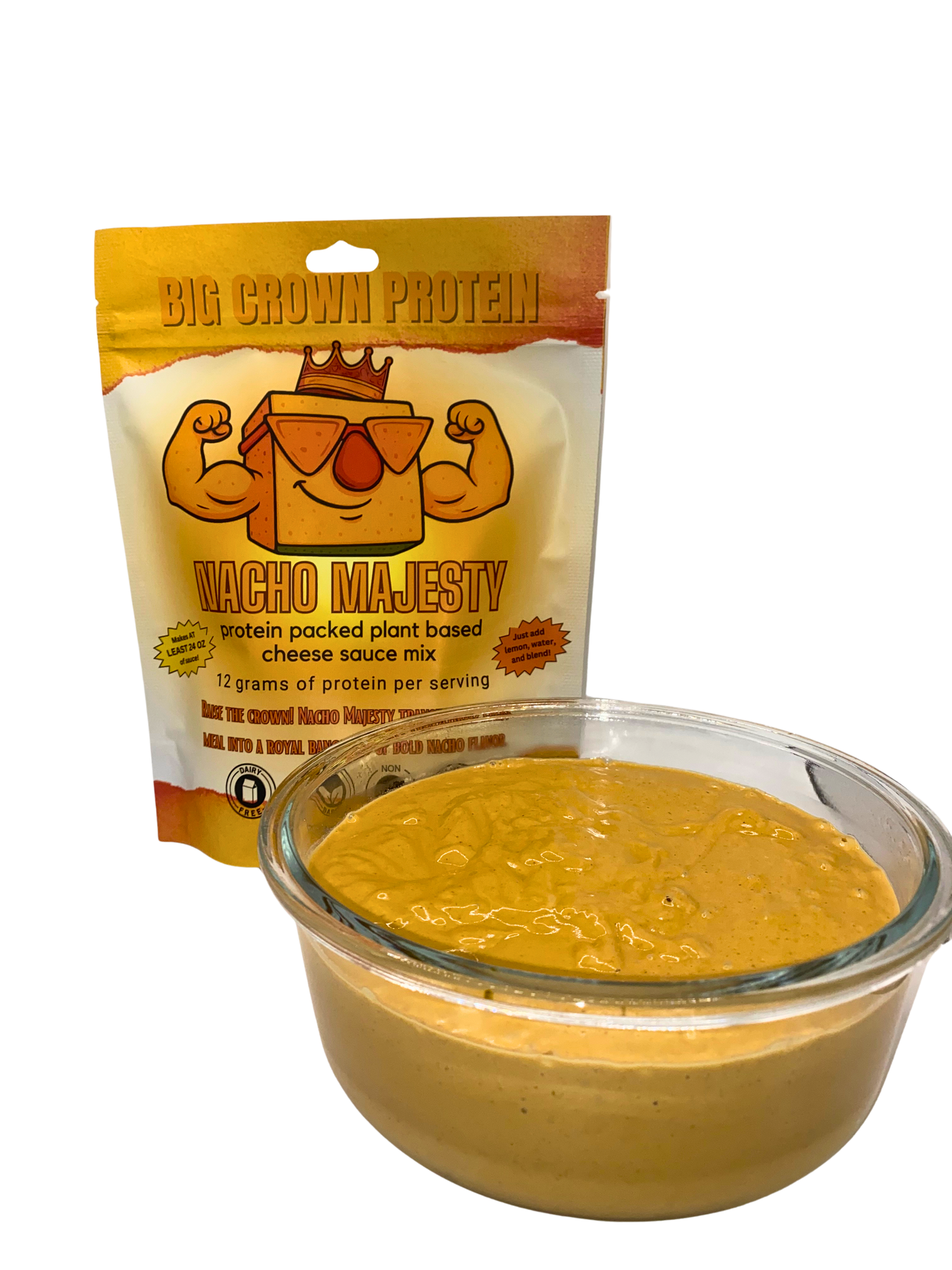 Nacho Majesty - Plant Based Cheese Sauce Mix - Just Add, Water, Lemon, and Blend!