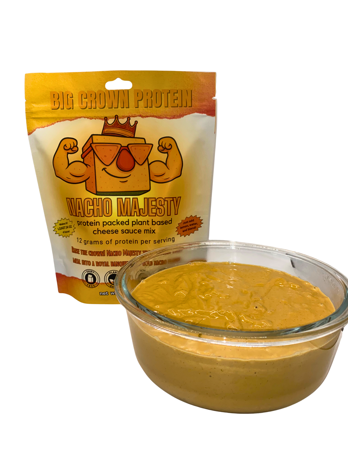 Nacho Majesty - Plant Based Cheese Sauce Mix - Just Add, Water, Lemon, and Blend!