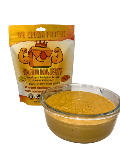 Nacho Majesty - Vegan Protein Cheese Sauce Mix - Just Add, Water, Lemon, and Blend!